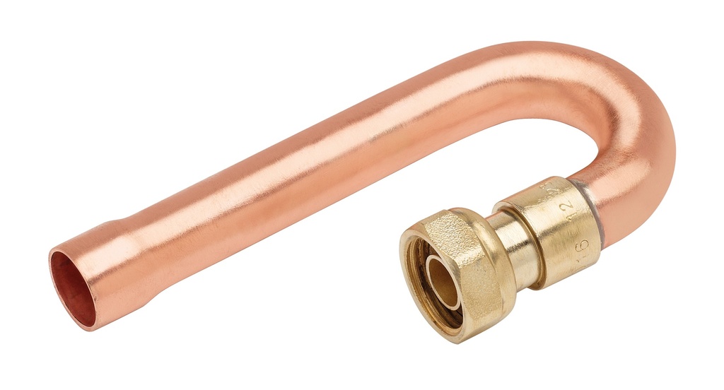 CROSSE 180° JNT PLT GAZ A BRAS CU DN12 -Ø16 ECR G1/2'' NF540 CRO601
