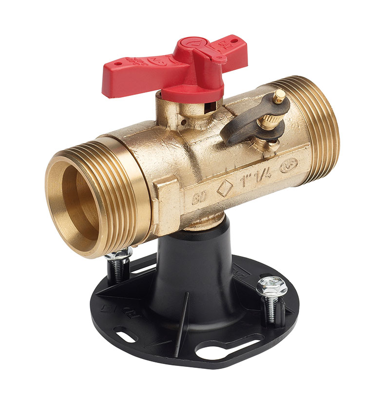 ROBINET GRDF TYPE EA JSC DN15 DM3/4'' SOCLE+PRISE ESSAI NF078 ROB250 8403118