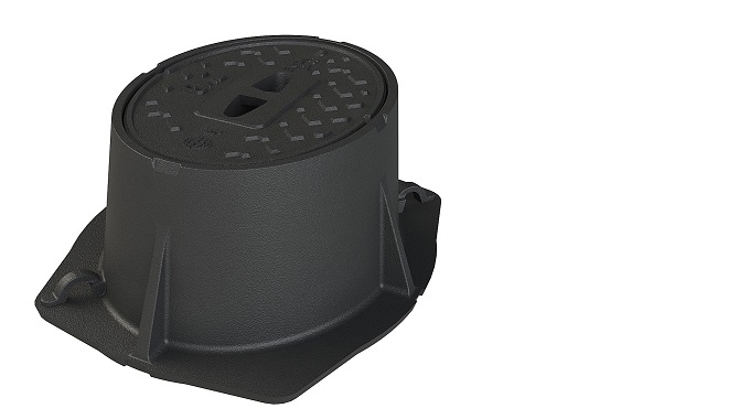 BOUCHE A CLE OVALE BACBOC CLASSE D400 NF-VOIRIE / FERMETURE COMPTEUR GAZ ENTERRE 270X220