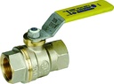ROBINET TOURNANT SPHERIQUE GAZ F/F 1"1/4 PASSAGE TOTAL / 5 BAR NF078 ROB563 §