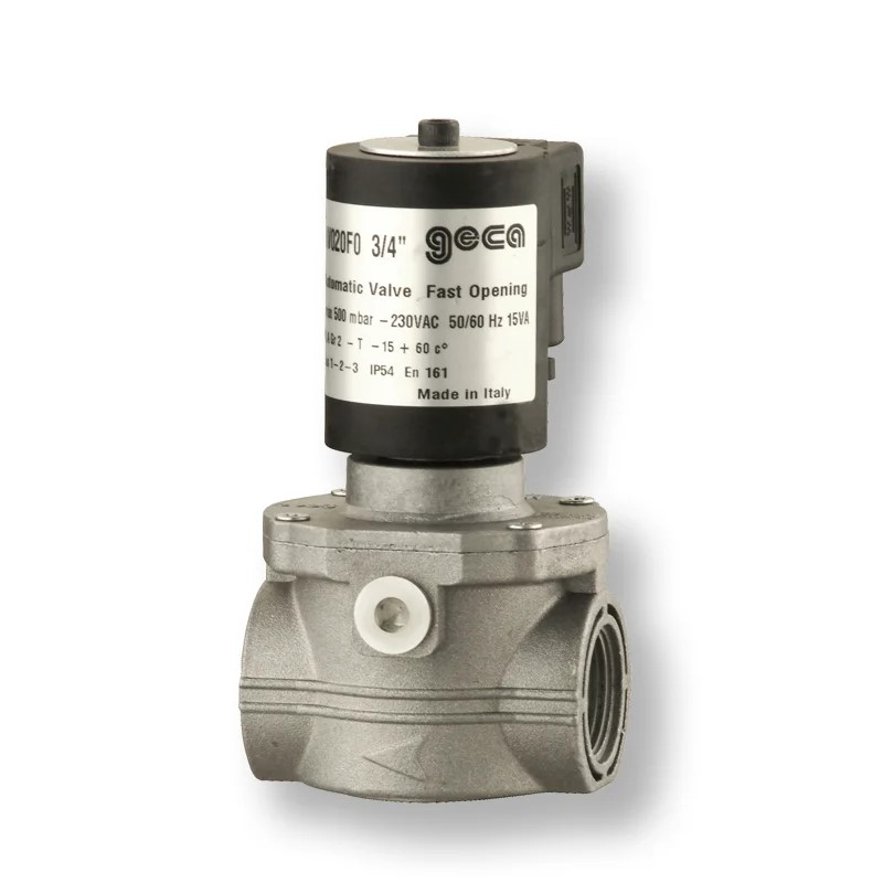 ELECTROVANNE AUTO N.F. 360 MBAR FF 1" 230 VAC OUVERTURE RAPIDE ELV406