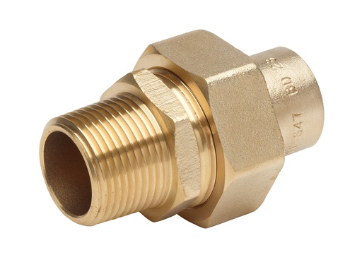 [BAN0275204] RACCORD 3 PIECES DN20 MÂLE G 3/4" CONIQUE 6,25% - CU22 4282082 NF540 RAC301