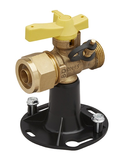 [BAN09134315] ROBINET E1 PE20 M.JSC15 1/4 T.SOCLE ET VIS DE CONDAMN PRISE ESS. NF078 ROE121 8403036 §