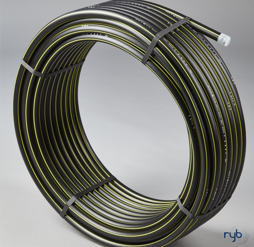 [ELY18954] TUBE PEHD 100 GAZ Ø40 MOP10 SDR11 EP3.7MM NF114 COURONNE 100M 8010064 TUGC040A §