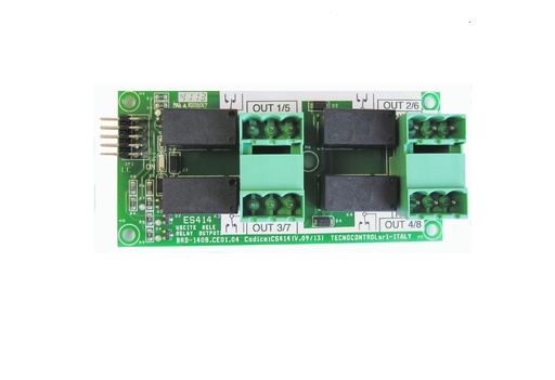 [TECES414] CARTE D'EXTENSION 4 RELAIS POUR CE408P
